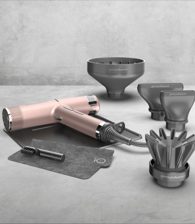 Ga.Ma Professional - IQ2 Hair Dryer Rose - Føntørre
