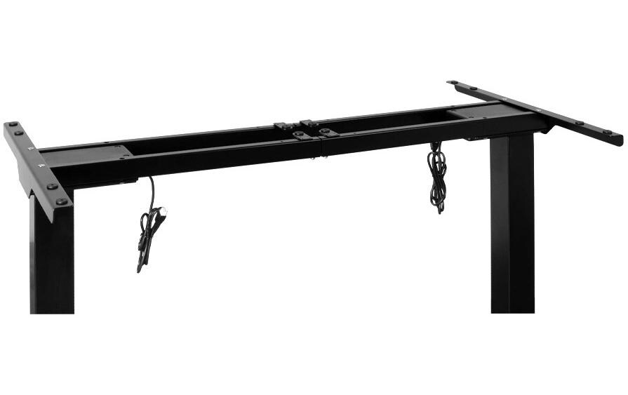 Tischgestell ET225E, Höhe: 645-1300 mm, Schwarz<br>Höhenverstellbares Tischgestell