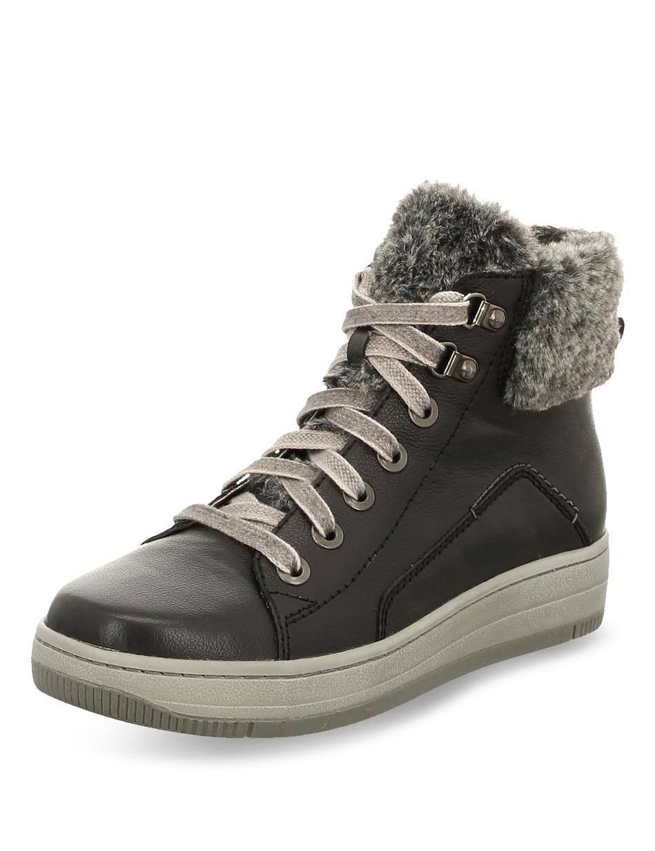 Stiefelette Kim 08, schwarz-kombi