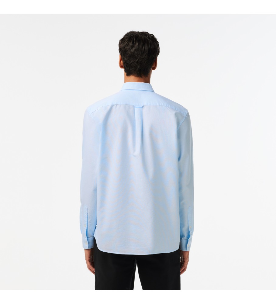 Camisa Oxford Lacoste Regular Fit azul