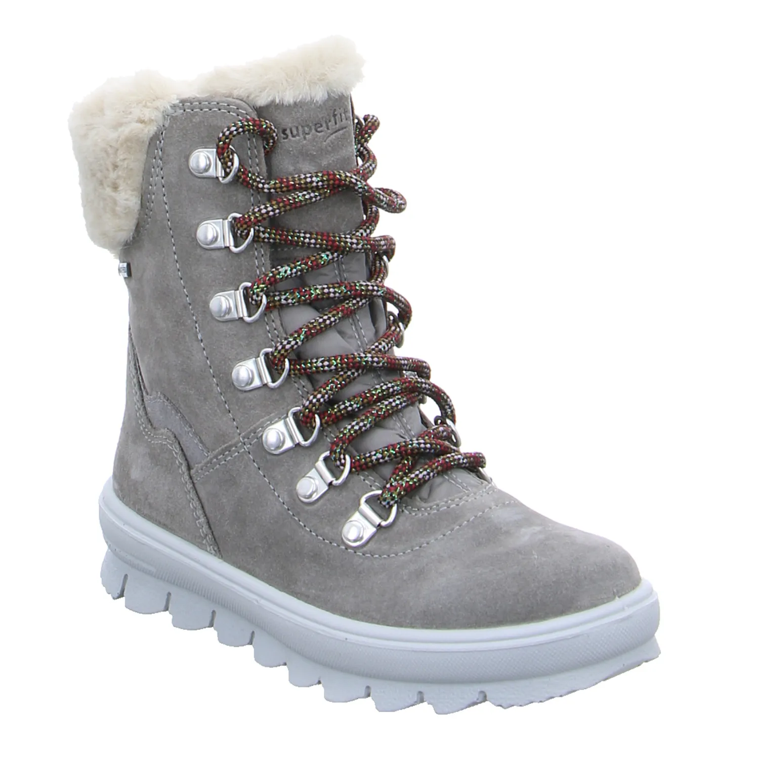 SUPERFIT Kleinkinder-Winterstiefel Taupe Textil  Stiefel