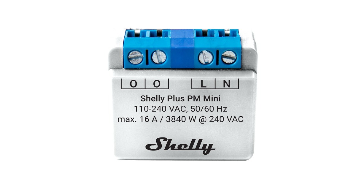 ShellyPlus PM Mini meetapparaat
