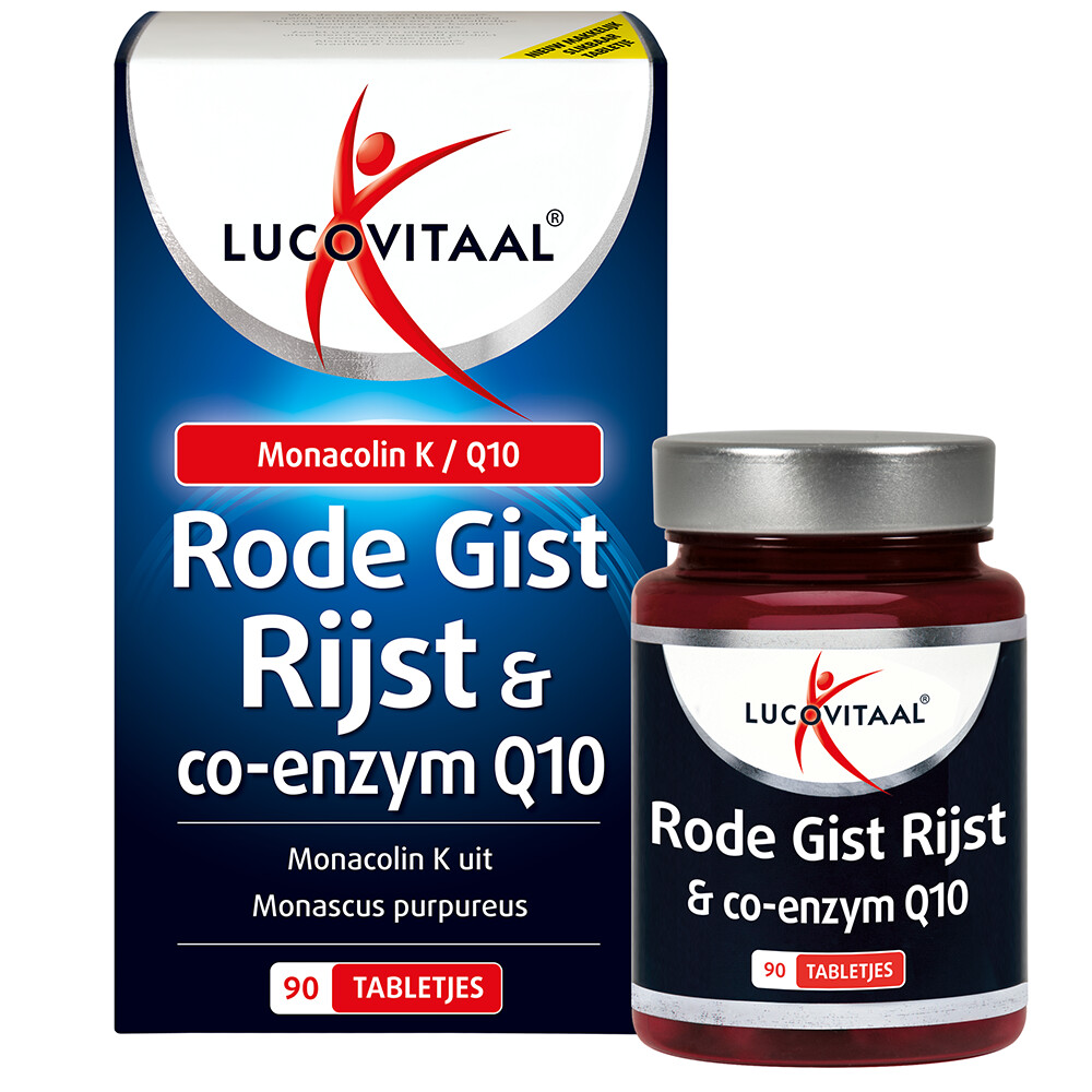 2x Lucovitaal Rode Gist Rijst & Q1090 tabletten