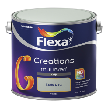 Flexa Creations muurverf early dew krijt 2,5 liter