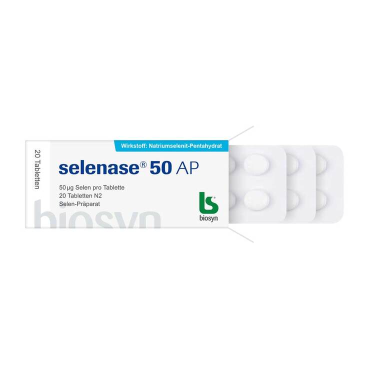 Selenase 50 AP Tabletten, 20 St