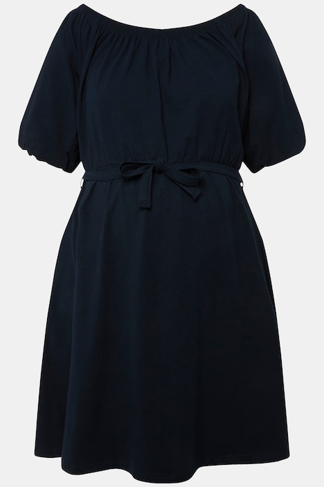 Bellieva Kleid, A-Linie, U-Boot-Ausschnitt, weiter Halbarm