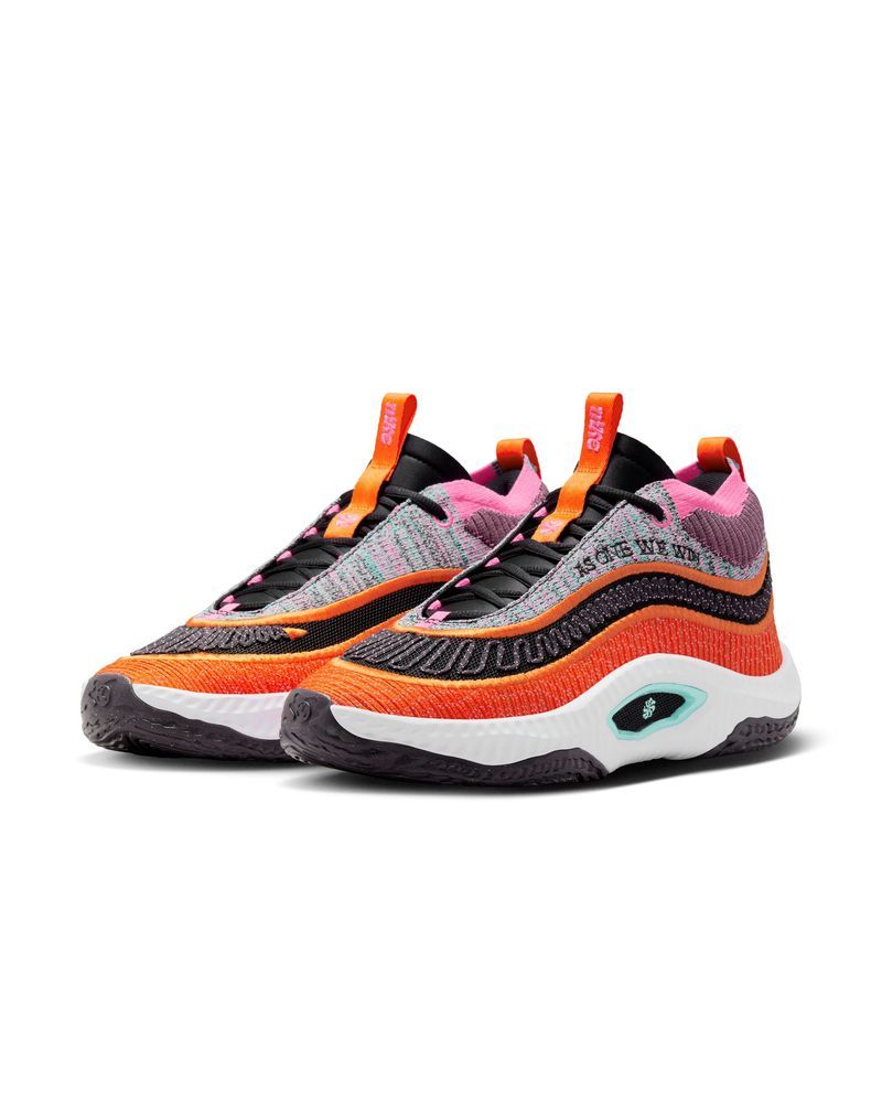 Chaussures de basket Nike Cosmic Unity 3 Noir/Orange/Rose pour homme