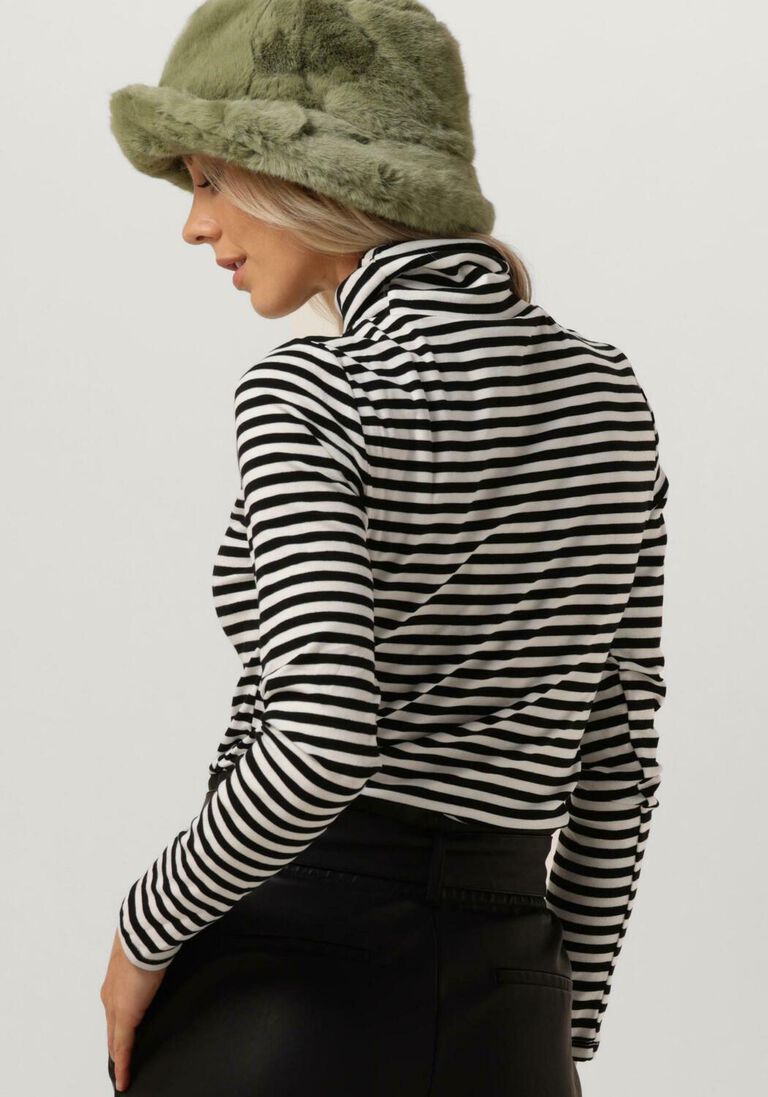 MY ESSENTIAL WARDROBE zwarte my essential wardrobe  danamw rollneck blouse