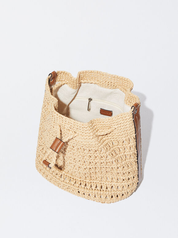 Bolso Bombonera Feito à Mão - Bege