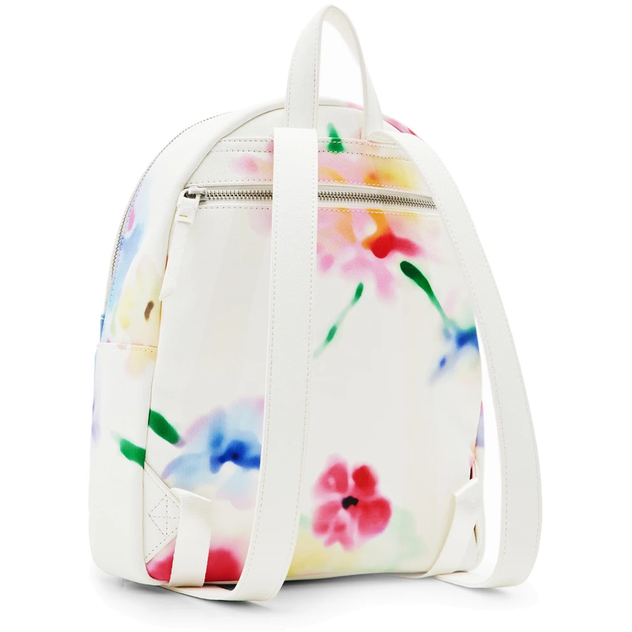 Desigual Liquidflower Mombasa - Rucksack Mini 30.5 cm white