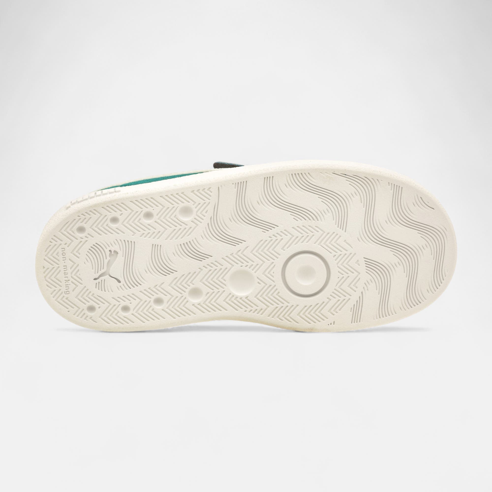 Sneakers Garçon en cuir vert