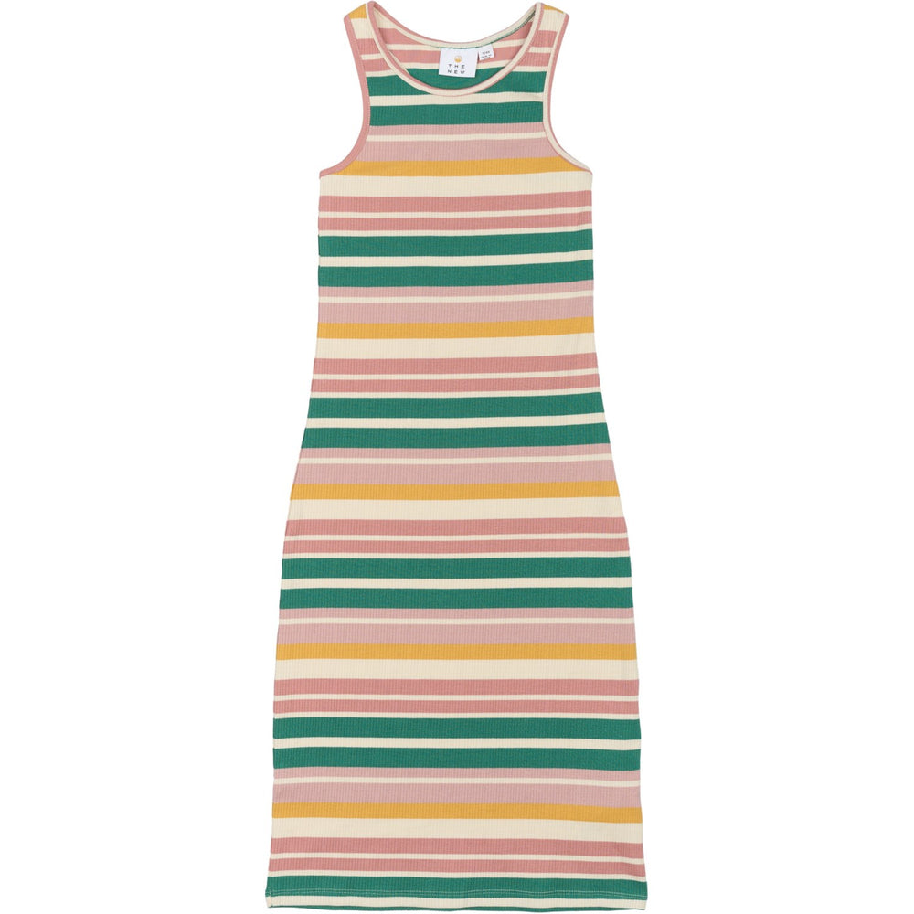Køb The New Multi Striped Ohara Rib Kjole