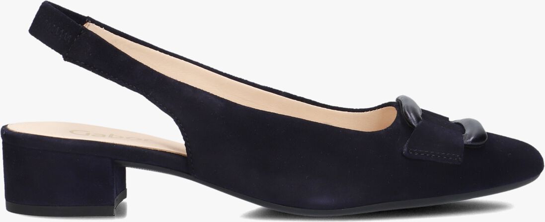 blauwe gabor slingbacks 521