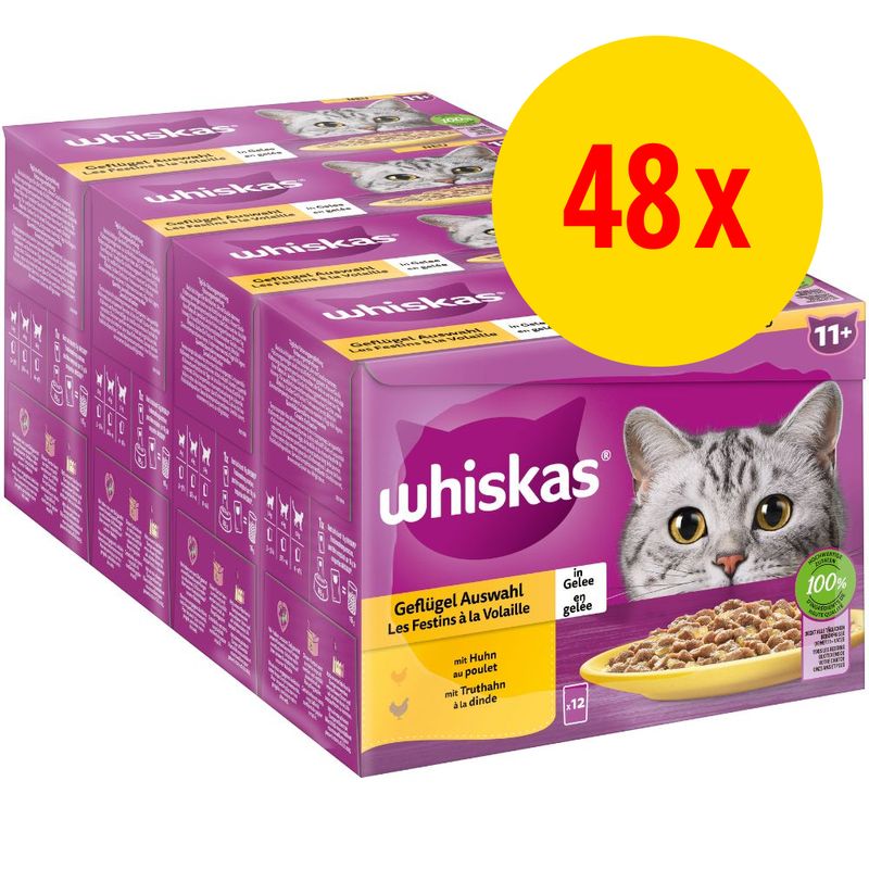 Mégapack Whiskas 11+ 48 x 85 g