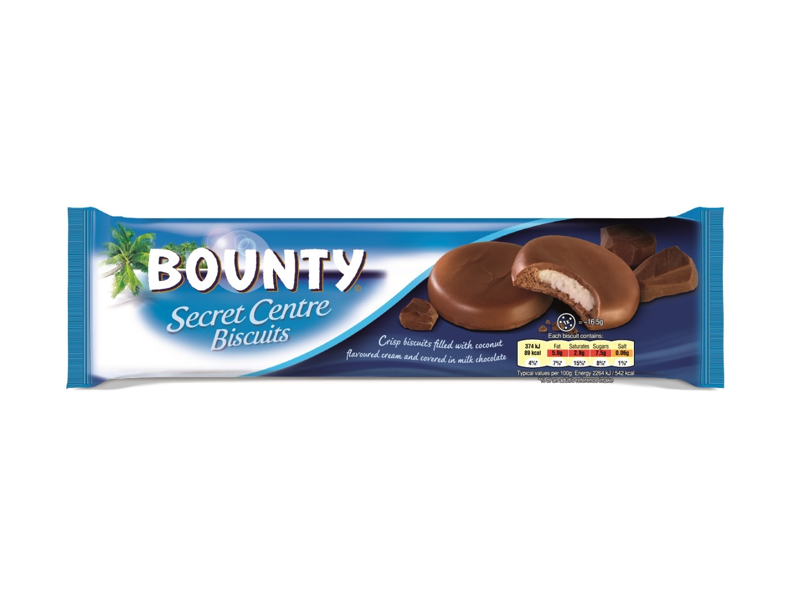 BOLACHAS BOUNTY SECRET CENTRE 132 G