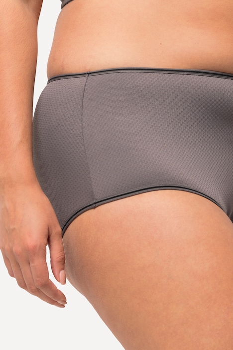 Midislip, Jacquard-Muster, Streifen