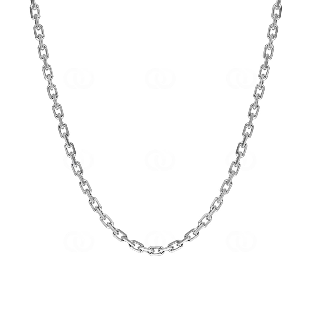 Ankerkette geschliffen 925 Silber 3.4mm