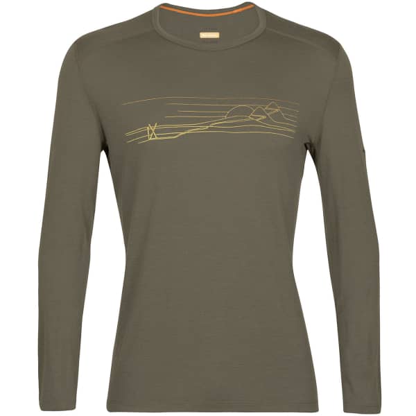 T-shirt thermique ICEBREAKER 200 OASIS LS CREWE SKI M LODEN