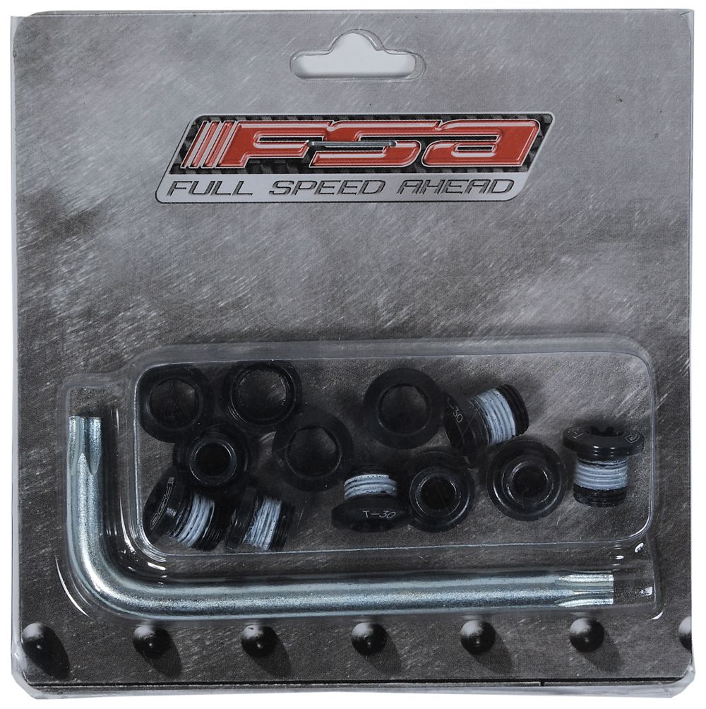 FSA Kettenblattschraubenset Torx für 4-Arm schwarz