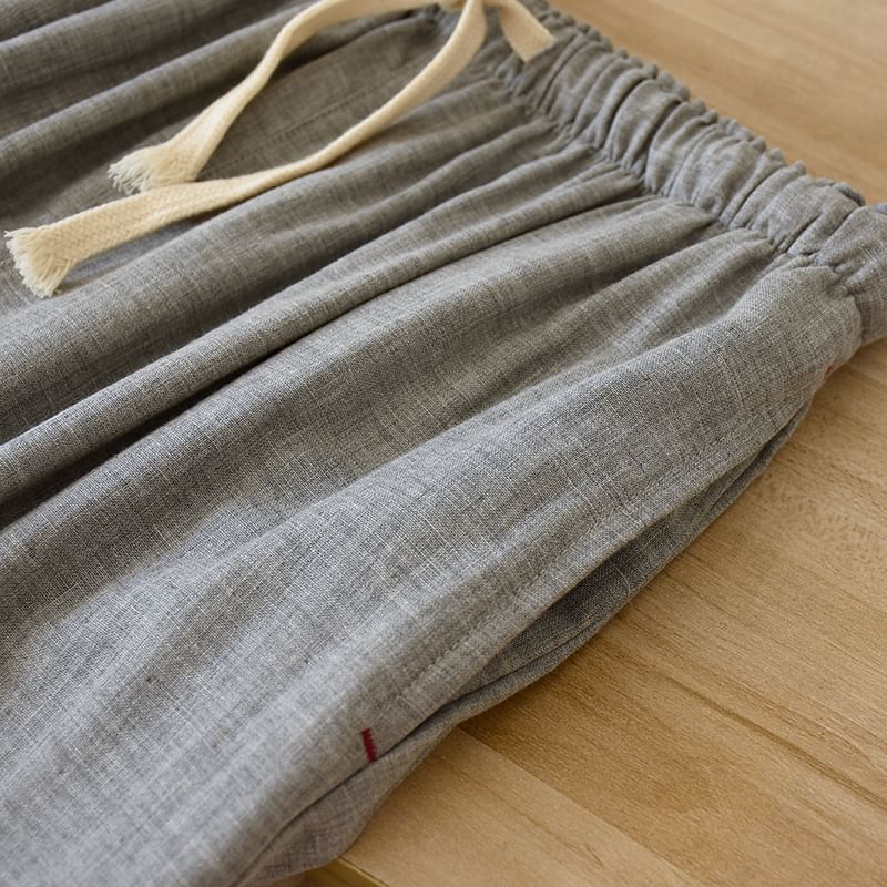 Finlies - Koppel bijpassende harem pyjamabroek met trekkoord in de taille (verschillende ontwerpen)