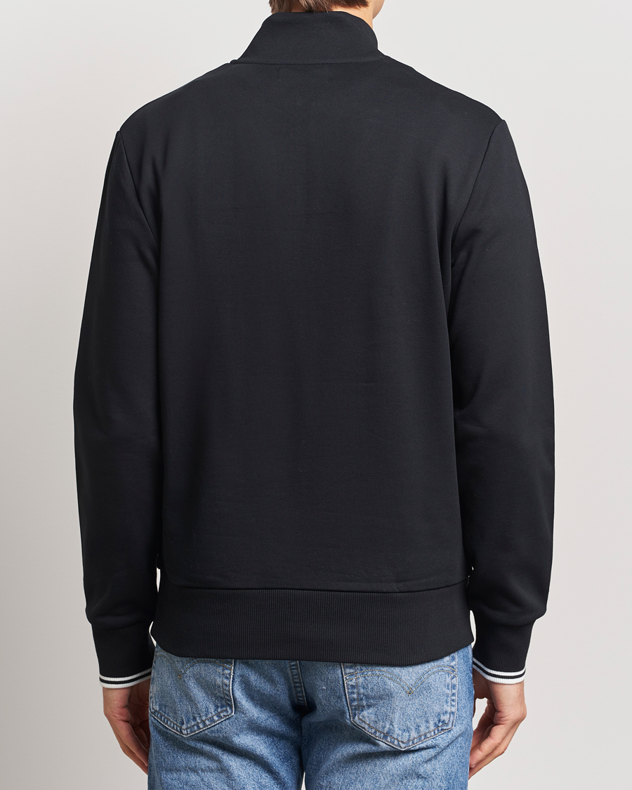 Fred Perry Half Zip Sweatshirt Black