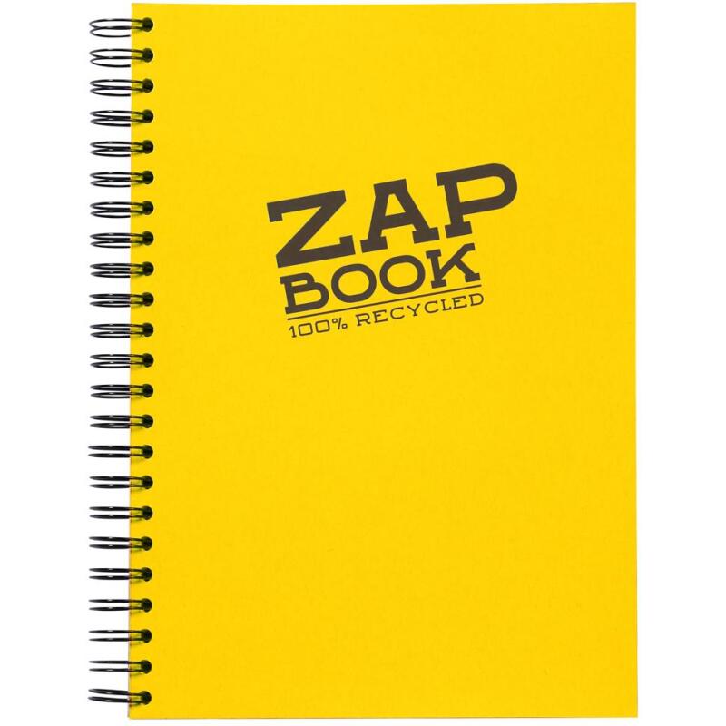 Zap Book carnet spiralé 160F A4 80g - Assortiment mixte