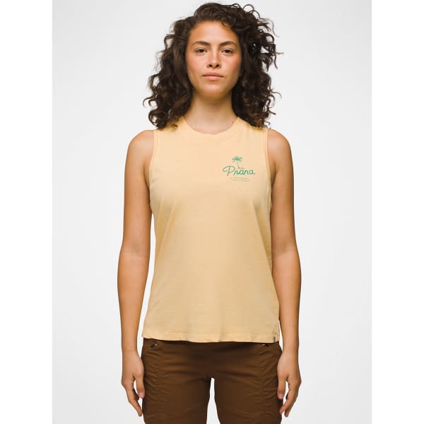 Débardeur escalade PRANA EVERYDAY GRAPHIC TANK W SUN KISSED PRANA PALM