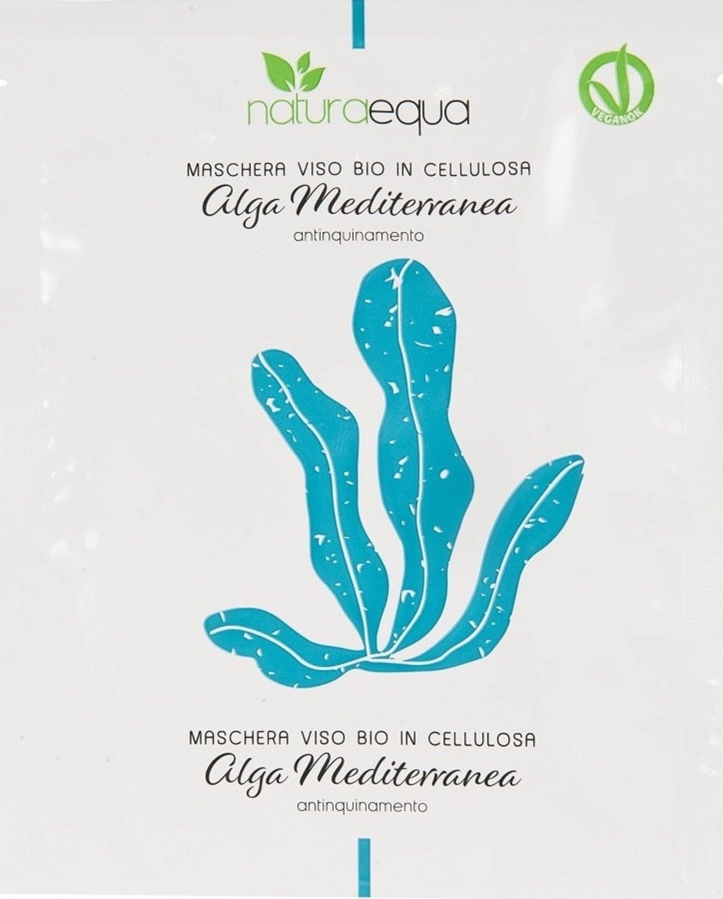 naturaequa  Anti-Pollution Tuchmaske Mediterrane Algen, 12 ml