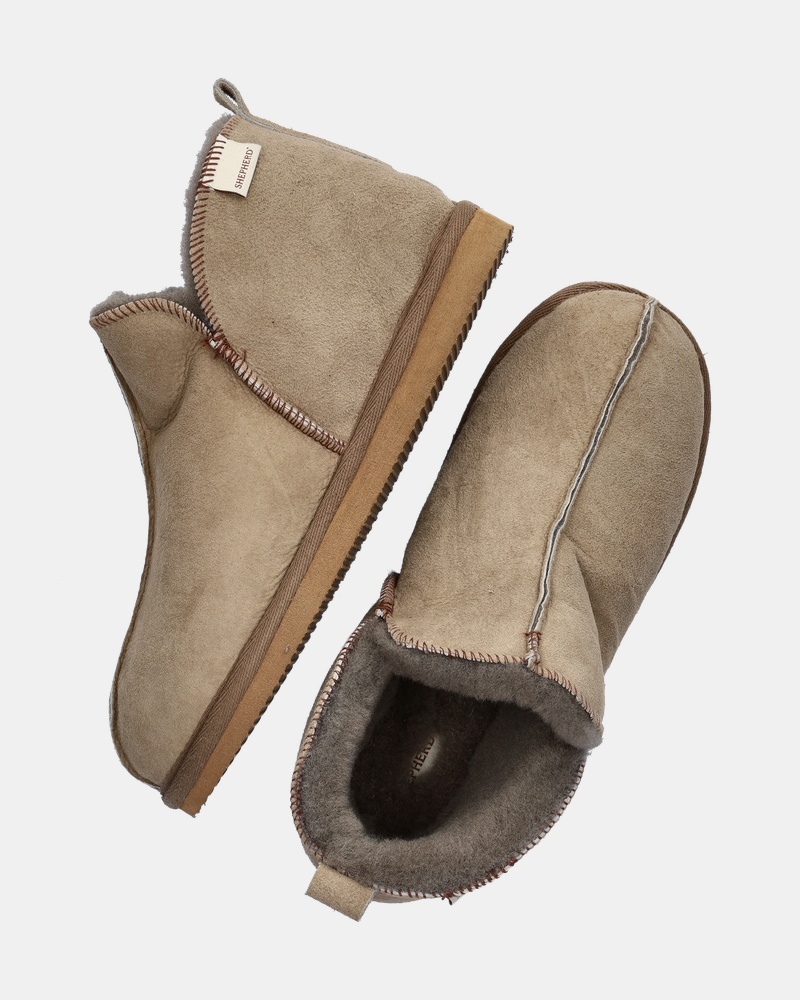 Shepherd Annie Pantoffels  - taupe