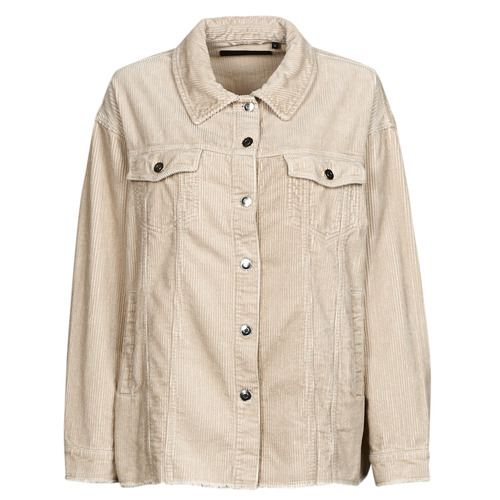 Only - ONLBITTEN CORD SHACKET PNT NOOS - Beige
