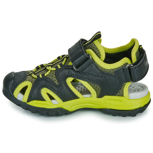 Geox - J BOREALIS BOY - Noir / Jaune