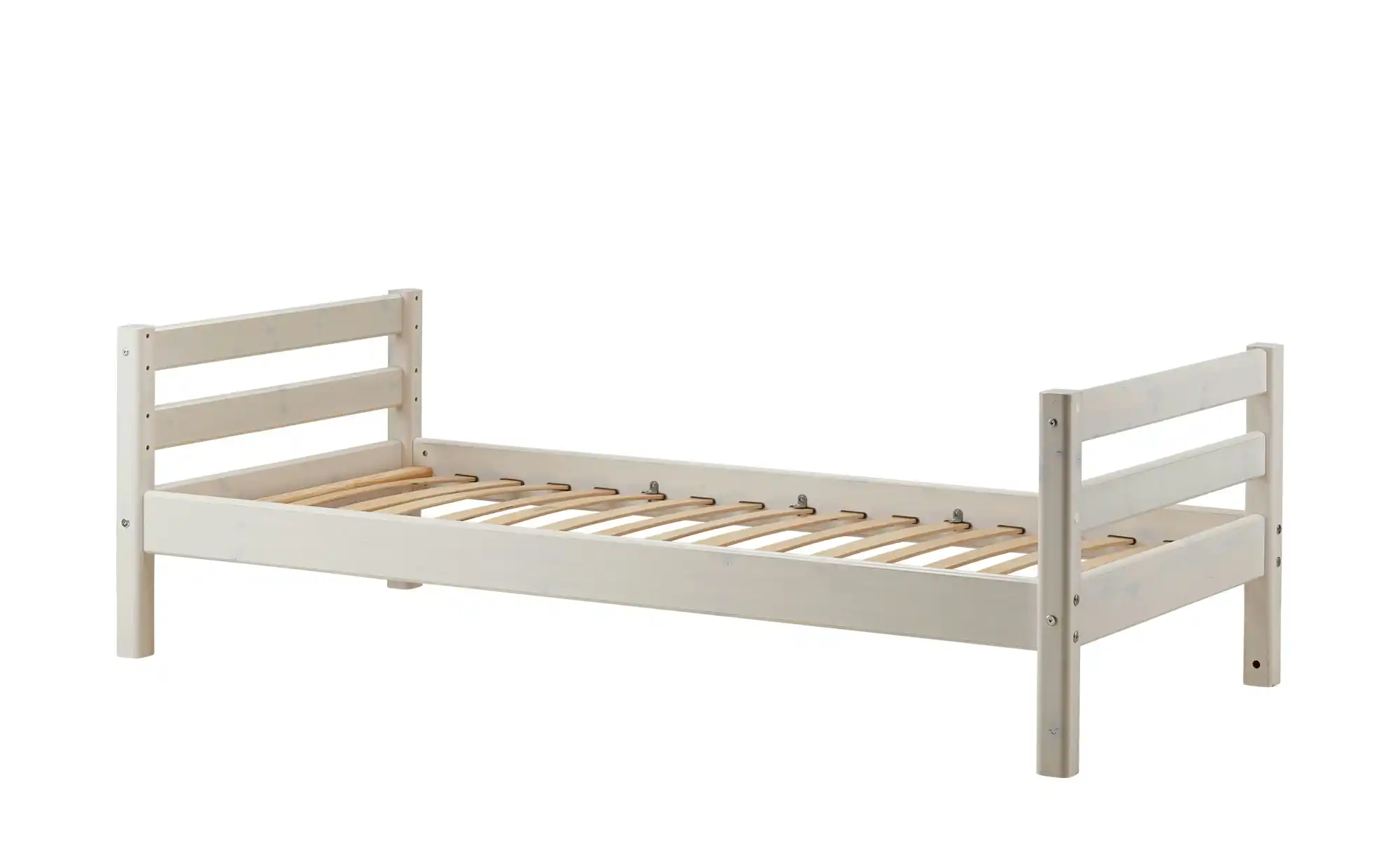 FLEXA Einzelbett 90x200 - weiß - Kiefer Flexa Classic