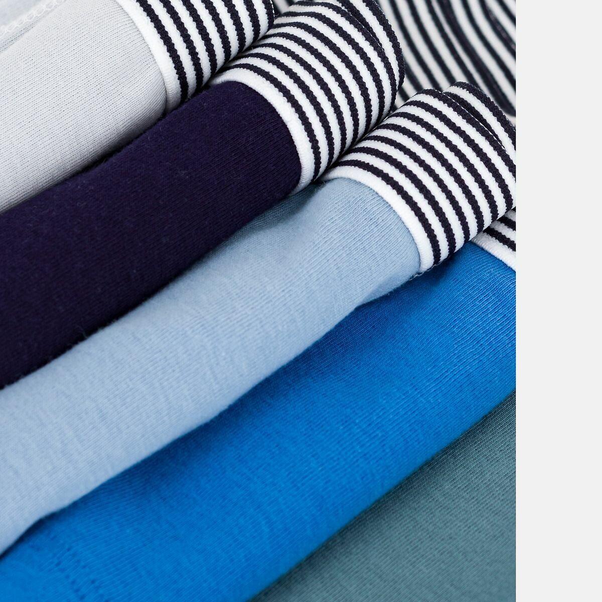 PETIT BATEAU<br>Conjunto de 5 boxers de algodão