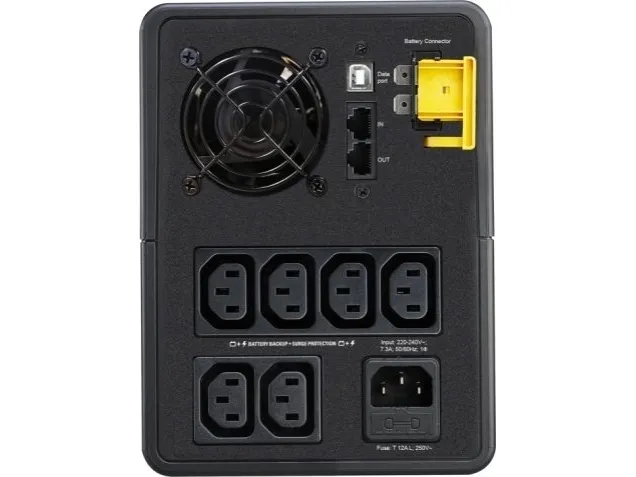APC Back-UPS BX Series BX1600MI - UPS - AC 230 V - 900 Watt - 1600 VA - 7 At - output-stikforbindelser: 6