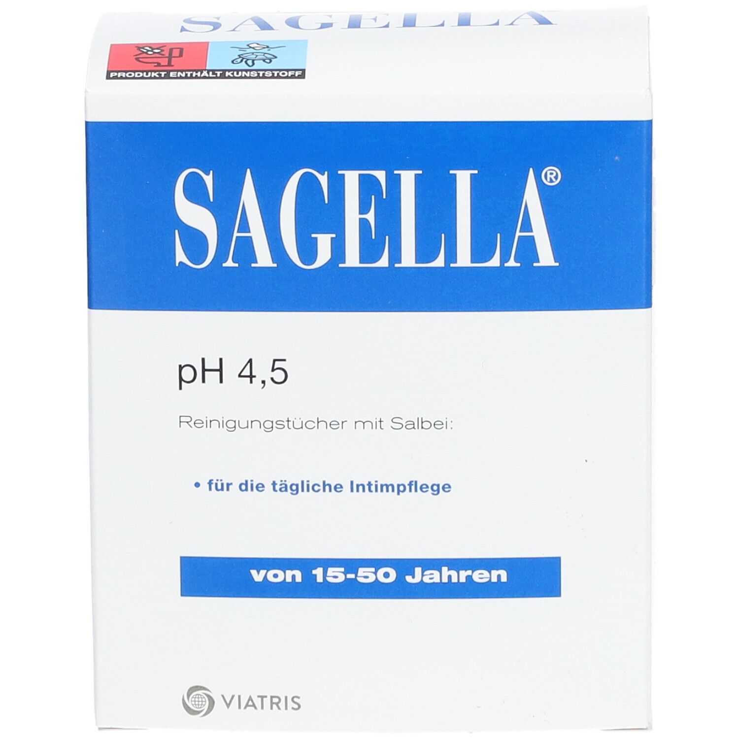 SAGELLA pH 4,5 Intim-Reinigungstücher