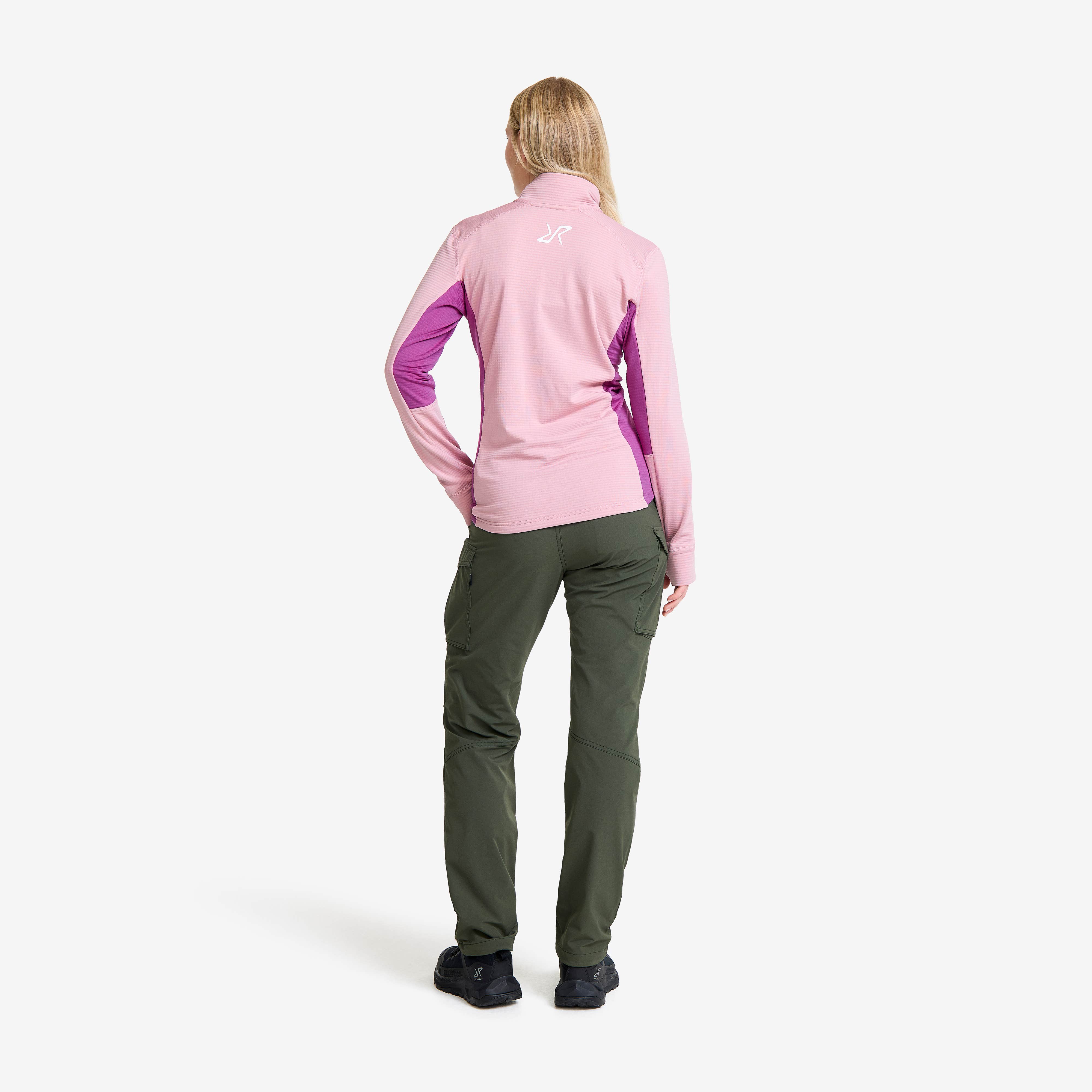 Waffle Full-zip Fleece  Dame Lilac