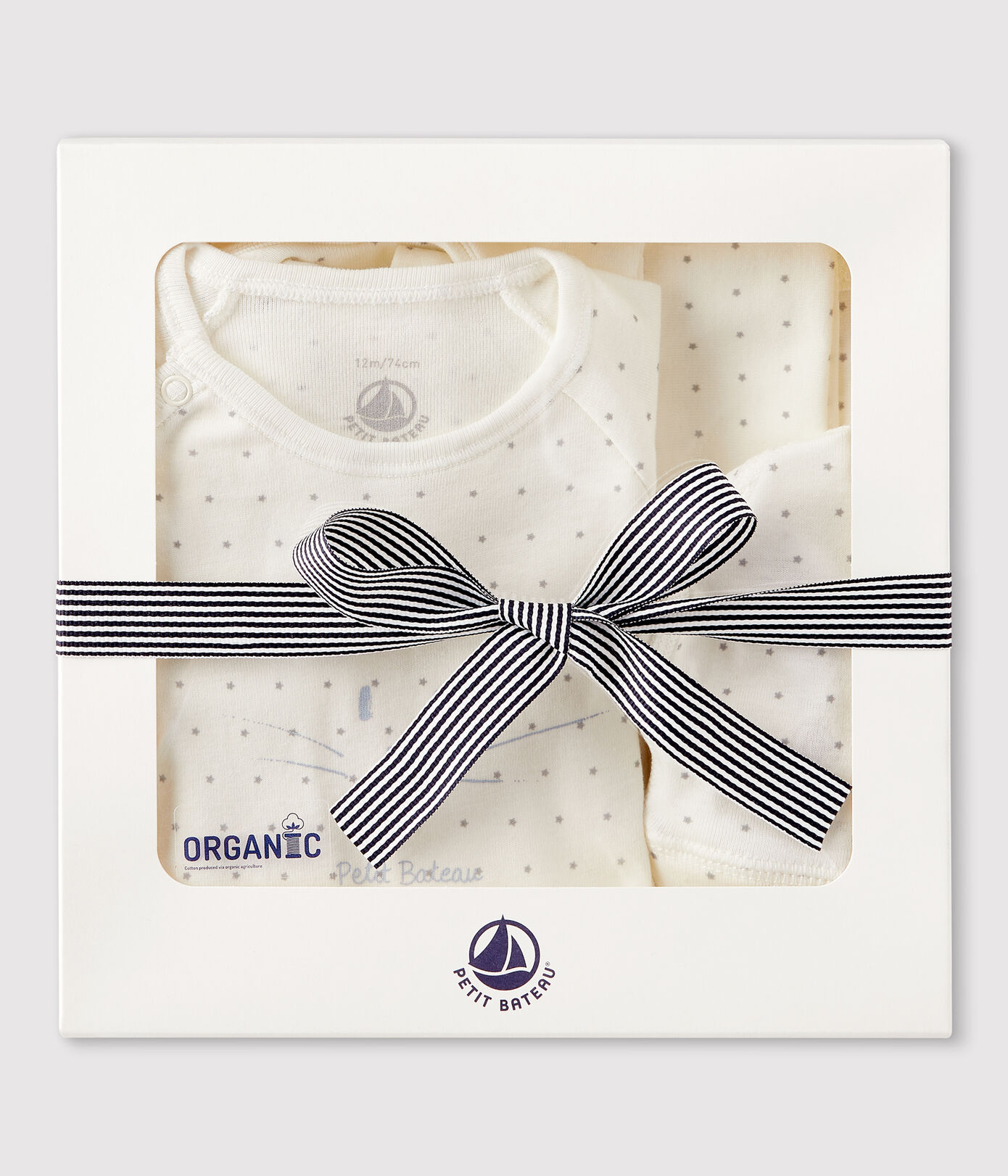Coffret cadeau naissance bébé garçon en côte