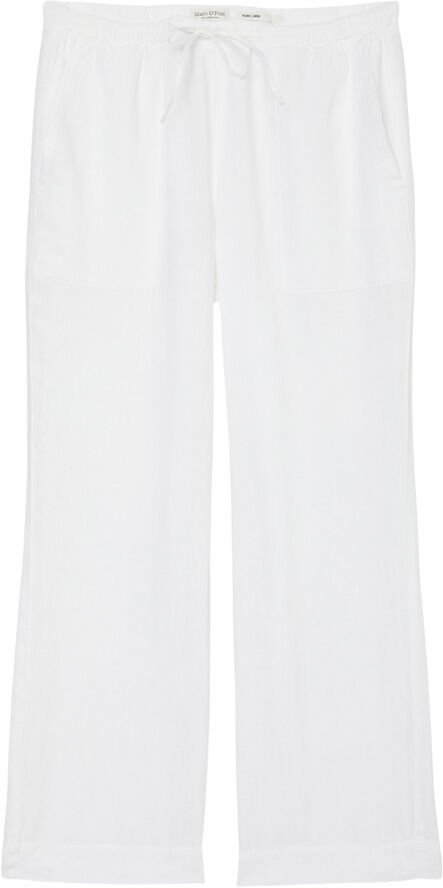 Marc O’Polo Pants, jogger style, straight leg, White