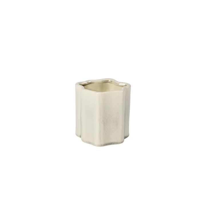 Broste Copenhagen - Sonja Übertopf, H 12 cm, grau