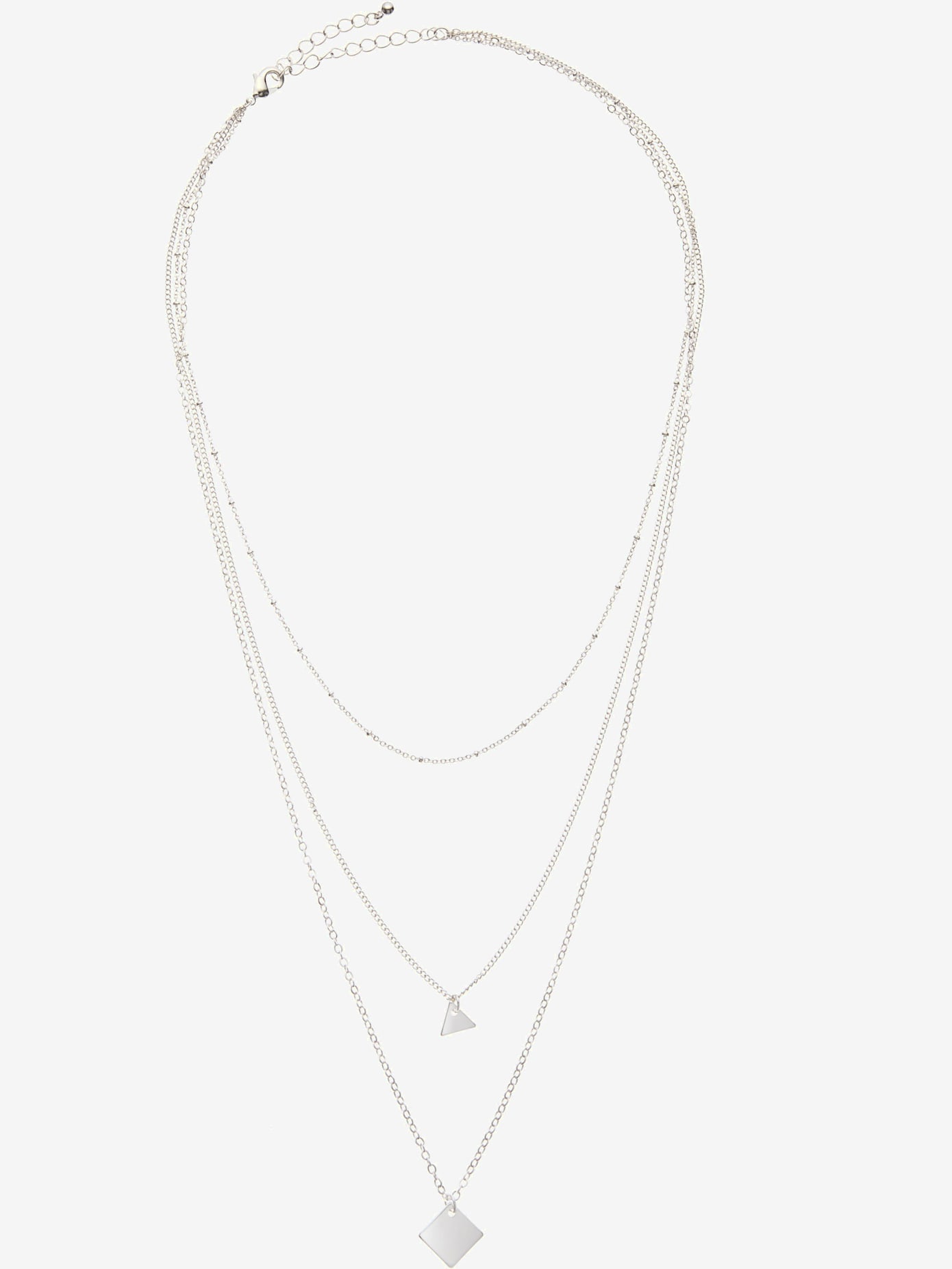 Chaîne avec pendentif collier à plusieurs rangs