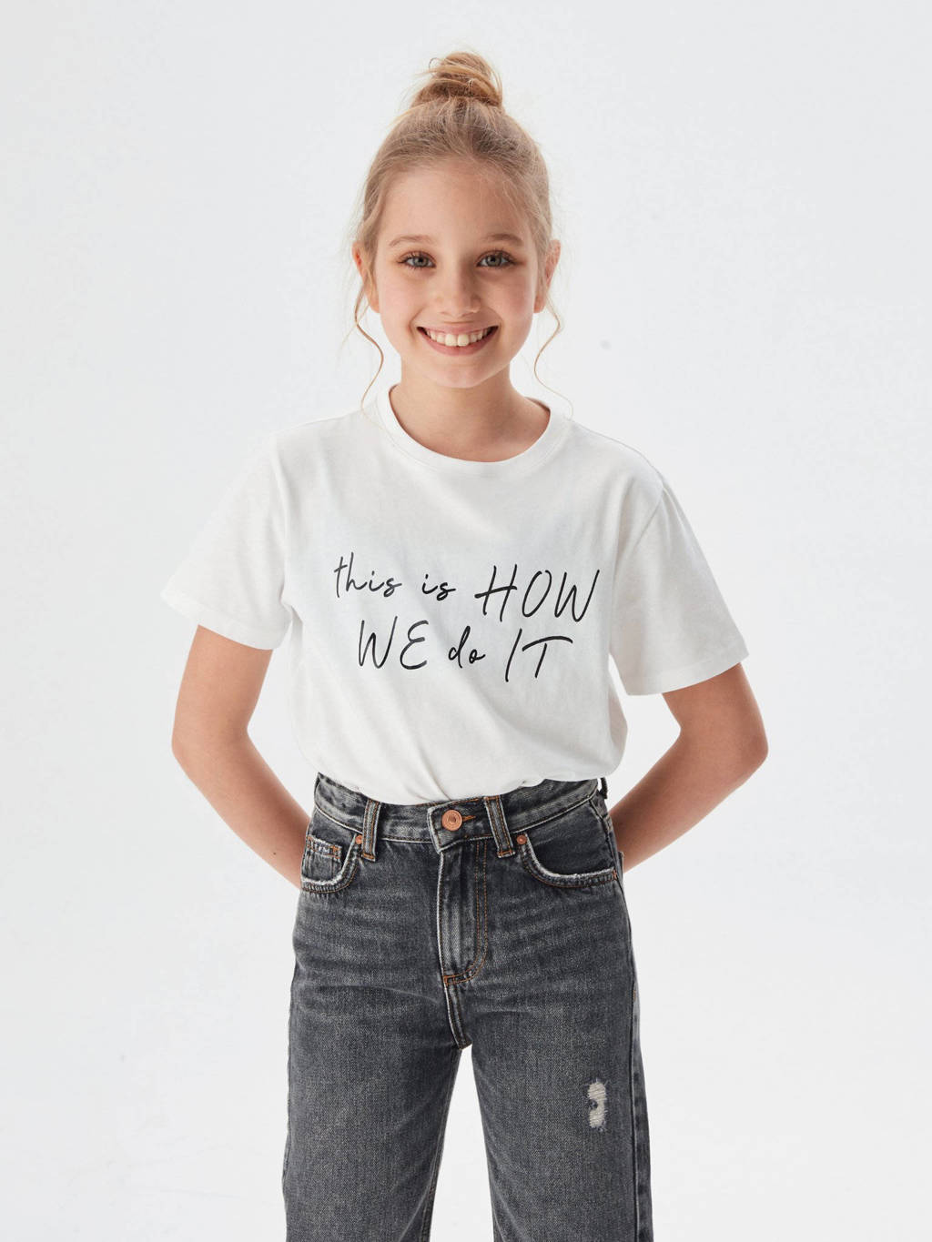 LTB high waist straight fit jeans Oliva G haley wash