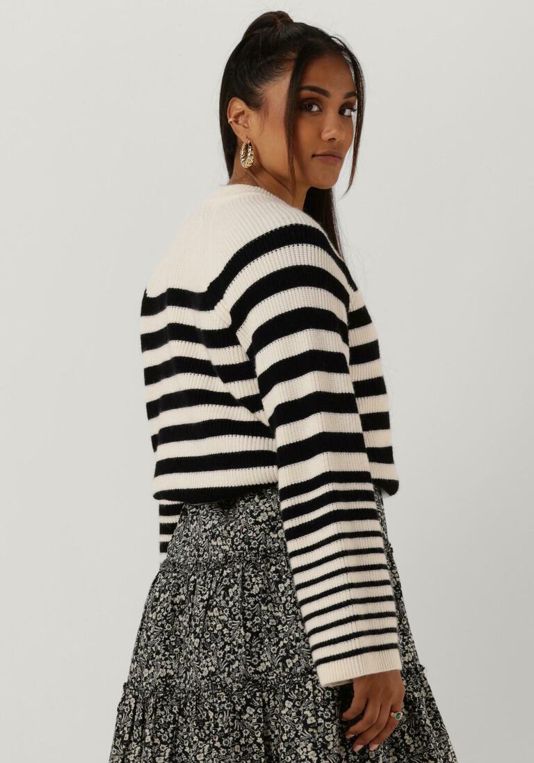 SECOND FEMALE gebroken wit second female trui matea knit o-neck