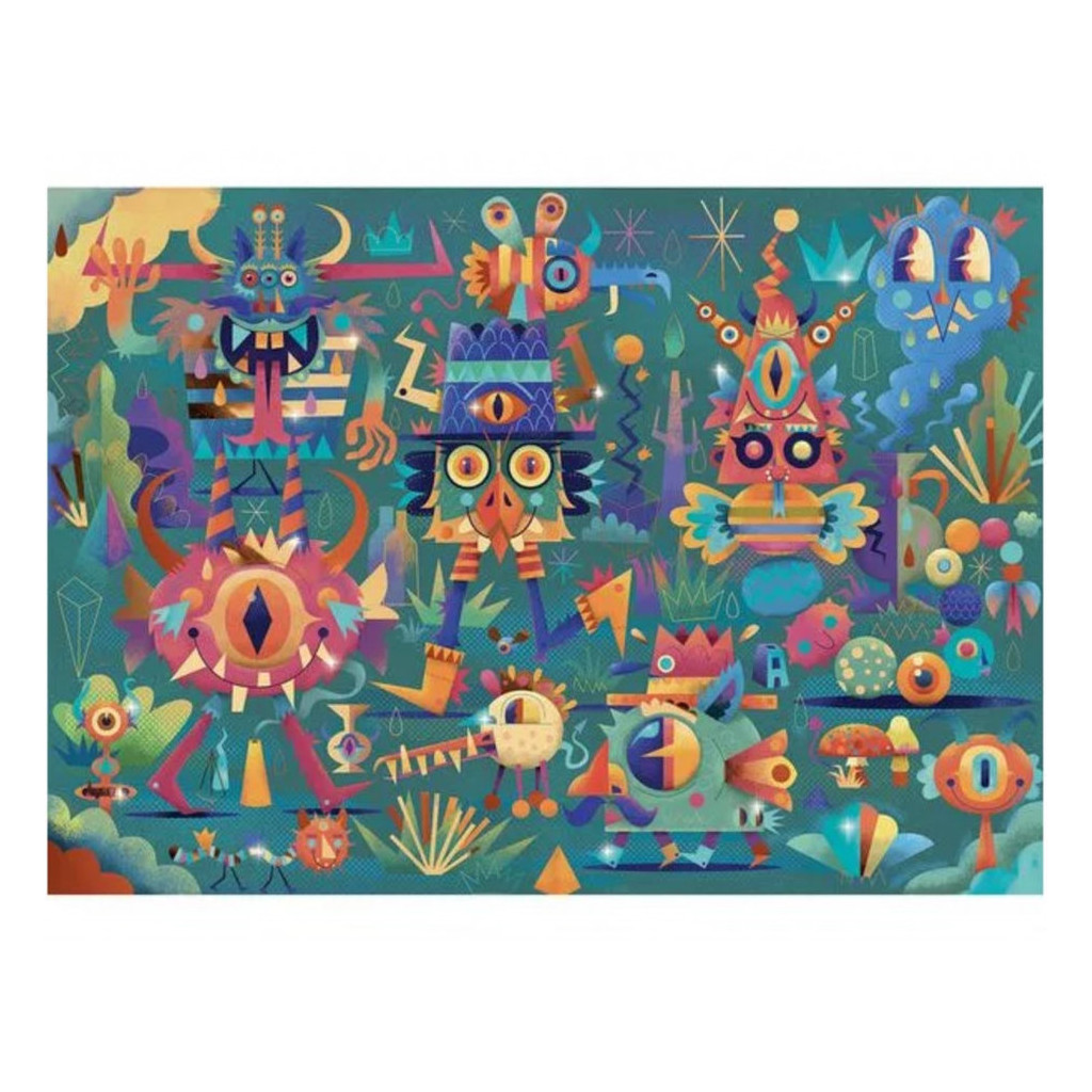 Wizzy Puzzle - La Fête des Monstres - 50 Pièces