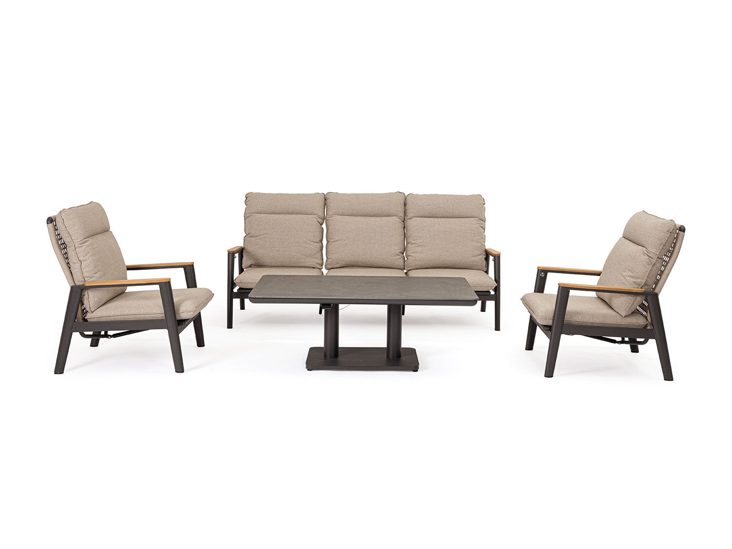 Sofa Miguel 3-Sitzer mit verstellbarer Rückenlehne