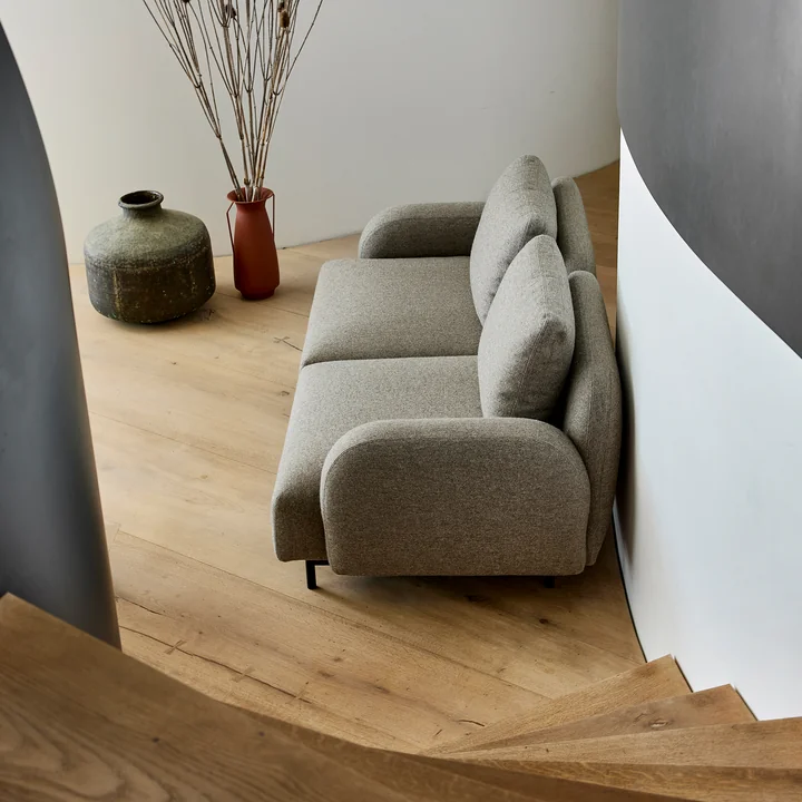 Cane-line - Aura Sofa 10, 2-Sitzer, dunkelgrau, (Cane-line Ambience)