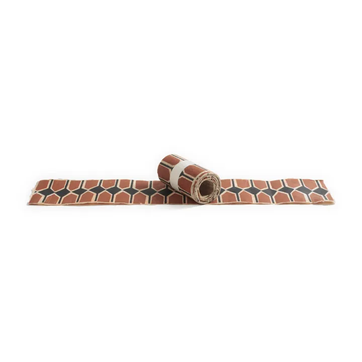 Le Monde Sauvage Superfrise Vertebra Sienne - Set de 9 feuilles | Terracotta