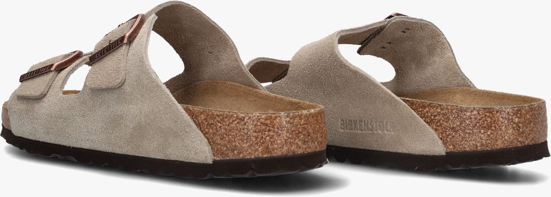BIRKENSTOCK taupe birkenstock slippers arizona sue