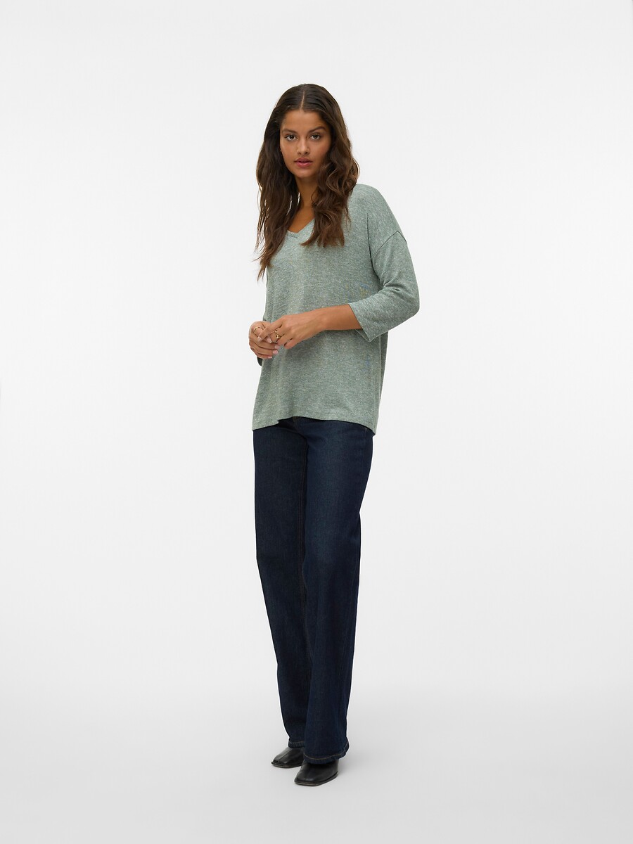 VERO MODA<br>Suéter com decote em V