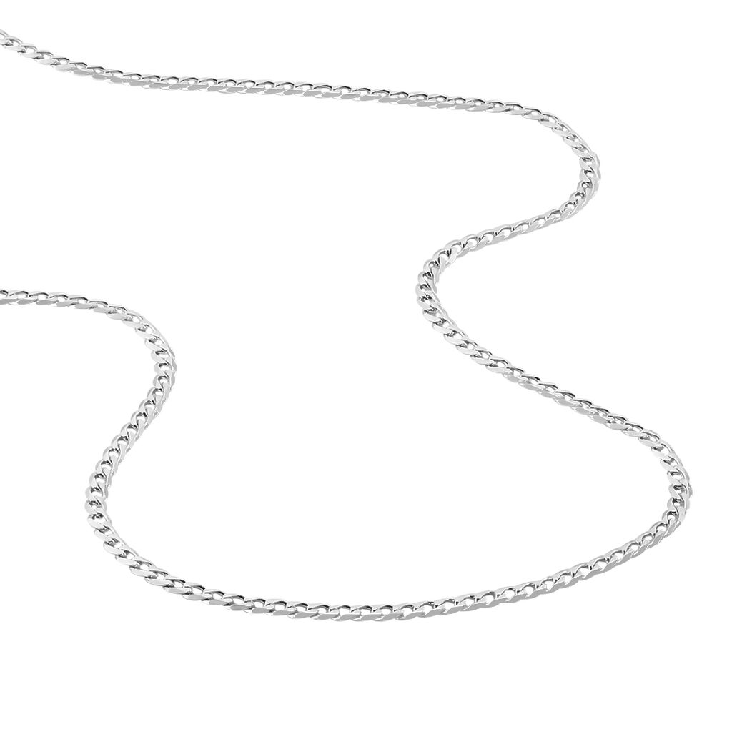 Chaîne Casper Maille Gourmette Argent Blanc