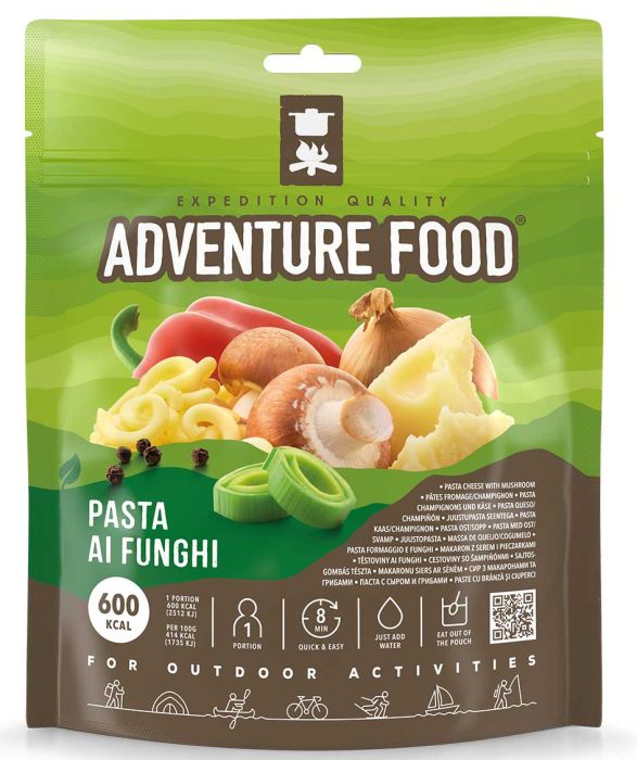 Pasta ai Funghi vegetarisk måltid